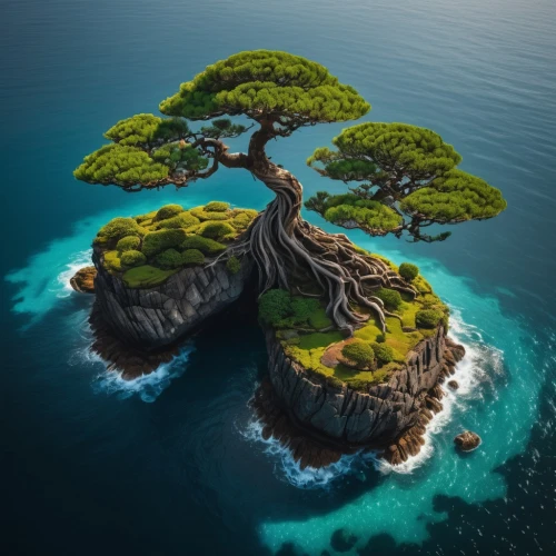 mushroom island,floating islands,floating island,isolated tree,island suspended,islet,dragon tree,an island far away landscape,uninhabited island,bonsai,bonsai tree,islands,bird island,island,flying island,the japanese tree,artificial islands,lone tree,canarian dragon tree,monkey island,Photography,General,Fantasy