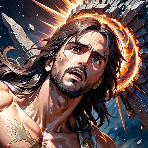 poseidon god face,christ star,uriel,archangel,the archangel,son of god,thorin,cg artwork,god of the sea,god,god shiva,poseidon,baptism of christ,shiva,sun god,jesus,game illustration,the eyes of god,jesus figure,the face of god,Anime,Anime,General