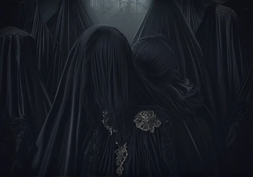 dance of death,grimm reaper,dark art,grim reaper,wraith,hall of the fallen,gothic portrait,sepulchre,gothic,the mother and children,dark gothic mood,pall-bearer,death god,mirror of souls,witch house,reaper,wither,shinigami,death's-head,angel of death,Illustration,Realistic Fantasy,Realistic Fantasy 46