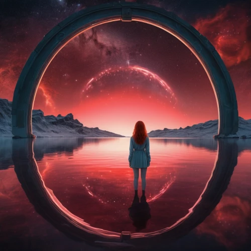 stargate,wormhole,inner space,photomanipulation,portals,mirror of souls,photo manipulation,heliosphere,astral traveler,root chakra,fire planet,red planet,magic mirror,alien planet,space art,porthole,parabolic mirror,parallel worlds,firmament,cosmic eye