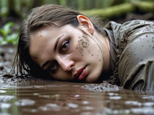 wet,photoshoot with water,mud,bayou,crocodile woman,wet girl,water nymph,missisipi aligator,in the rain,lara,in water,drenched,girl on the river,katniss,rusalka,swamp,wet smartphone,maori,perched on a log,muddy,Photography,General,Realistic