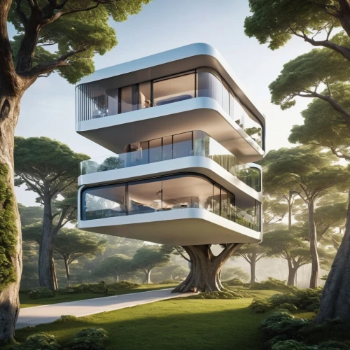 cubic house,modern architecture,cube house,modern house,futuristic architecture,cube stilt houses,dunes house,tree house,frame house,sky apartment,luxury real estate,3d rendering,smart house,house in the forest,beautiful home,luxury property,contemporary,treehouse,mid century house,residential tower,Photography,General,Realistic