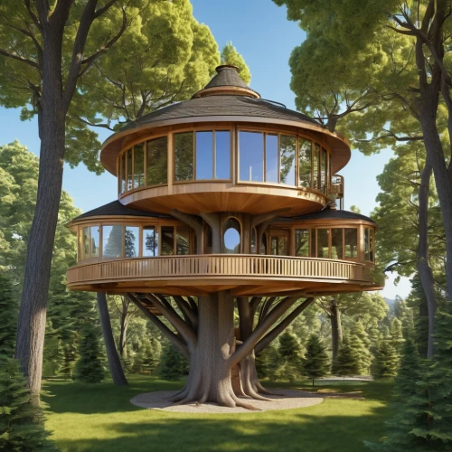 tree house,tree house hotel,treehouse,house in the forest,stilt house,wooden house,gazebo,timber house,sky apartment,cubic house,summer house,frame house,round house,large home,tree top,inverted cottage,garden elevation,island suspended,holiday home,observation tower,Photography,General,Realistic