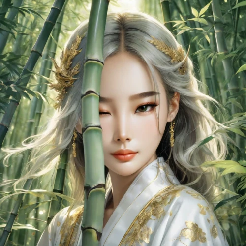 oriental princess,bamboo flute,chinese art,oriental girl,bamboo,junshan yinzhen,oriental painting,oriental,fantasy portrait,geisha,jasmine blossom,lily of the field,white blossom,bamboo forest,asian vision,lily of the desert,yi sun sin,lily of the valley,japanese art,wuchang,Photography,Natural