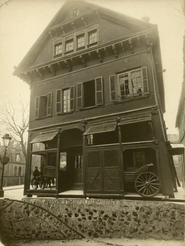 rathauskeller,dürer house,pub,1900s,tavern,crooked house,blauhaus,old town house,model house,old house,wine tavern,benz and co in mannheim,agfa isolette,1920s,restaurant ratskeller,kontorhaus,half-timbered house,vintage photo,1920's,tenement,Photography,Black and white photography,Black and White Photography 15
