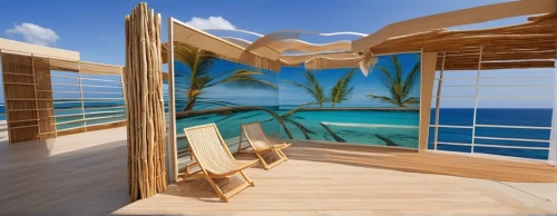 deckchair,beach furniture,deck chair,over water bungalow,deckchairs,wooden decking,wood and beach,wooden sauna,window with sea view,beach chair,wood deck,beach house,beach chairs,block balcony,beachhouse,beach hut,decking,outdoor furniture,slat window,wooden shutters,Photography,General,Realistic