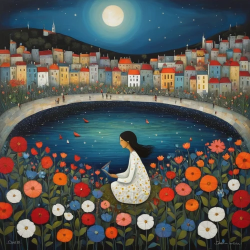 carol colman,girl picking flowers,girl in the garden,girl in flowers,moonlit night,carol m highsmith,blue moon rose,janome chow,girl on the river,idyll,the girl in the bathtub,han thom,motif,cloves schwindl inge,woman at the well,bora french,flower painting,provence,mari makinami,lan thom,Art,Artistic Painting,Artistic Painting 29