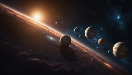 planets,planetary system,space art,solar system,galilean moons,the solar system,saturnrings,exoplanet,alien planet,orbiting,alien world,inner planets,asteroids,celestial bodies,space ships,binary system,spheres,extraterrestrial life,moons,astronomy,Photography,General,Cinematic