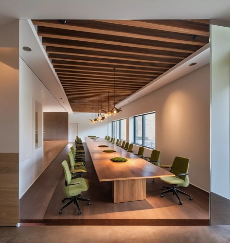 conference room,conference room table,board room,meeting room,conference table,boardroom,modern office,concrete ceiling,daylighting,assay office,ceiling construction,offices,recessed,lecture room,search interior solutions,creative office,ceiling ventilation,patterned wood decoration,corten steel,serviced office,Photography,General,Realistic