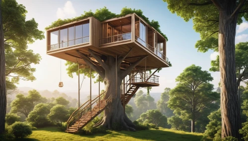 tree house hotel,tree house,treehouse,cubic house,house in the forest,tree top,timber house,cube stilt houses,sky apartment,lookout tower,wooden house,hanging houses,treetop,observation tower,cube house,tree tops,treetops,eco-construction,stilt house,tree stand,Photography,General,Realistic