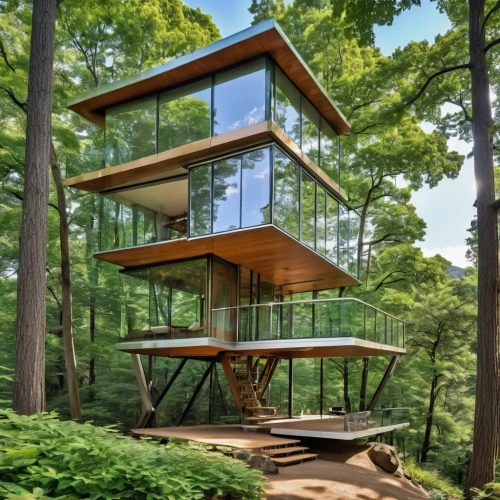 tree house,house in the forest,tree house hotel,cubic house,treehouse,timber house,mid century house,dunes house,cube house,modern architecture,modern house,house in the mountains,the cabin in the mountains,frame house,house in mountains,mirror house,inverted cottage,eco-construction,wooden house,cube stilt houses,Photography,General,Realistic
