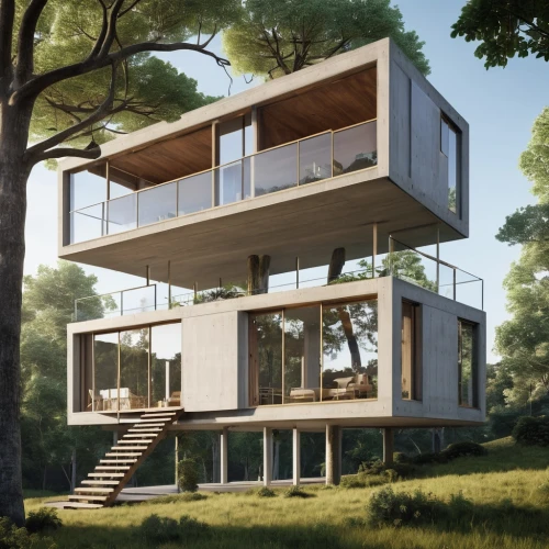 cubic house,modern house,dunes house,modern architecture,cube house,house in the forest,tree house,frame house,cube stilt houses,eco-construction,mid century house,timber house,3d rendering,inverted cottage,treehouse,smart house,danish house,tree house hotel,wooden house,sky apartment,Photography,General,Realistic