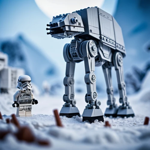 at-at,lego background,storm troops,stormtrooper,lego trailer,droids,snow figures,snow bales,imperial,toy photos,starwars,snow removal,build lego,ice planet,snow scene,lego,lego building blocks,legomaennchen,star wars,from lego pieces,Photography,General,Cinematic