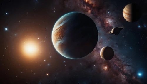 planetary system,inner planets,planets,binary system,saturnrings,galilean moons,exoplanet,solar system,the solar system,brown dwarf,alien planet,celestial bodies,extraterrestrial life,orbiting,alien world,space art,astronomy,astronomical object,io centers,planet eart,Photography,General,Cinematic