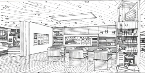 kitchen shop,pantry,pharmacy,kitchen interior,kitchen design,coloring page,cabinetry,convenience store,kitchen,apothecary,wireframe graphics,big kitchen,wireframe,food line art,soap shop,office line art,the kitchen,store,mono-line line art,kitchenware,Design Sketch,Design Sketch,Fine Line Art