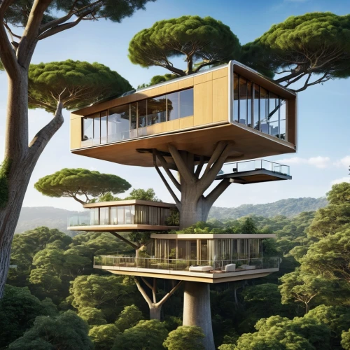tree house hotel,tree house,treehouse,sky apartment,tree tops,treetops,tree top,cube stilt houses,treetop,cubic house,observation tower,eco-construction,timber house,stilt house,stilt houses,eco hotel,modern architecture,tropical house,futuristic architecture,dunes house,Photography,General,Realistic