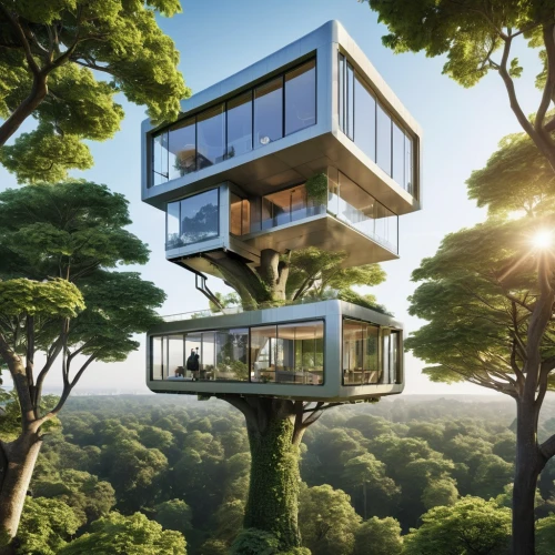 tree house,sky apartment,cubic house,tree house hotel,cube stilt houses,treehouse,cube house,modern architecture,residential tower,tree top,tree tops,house in the forest,treetops,eco-construction,modern house,treetop,futuristic architecture,sky space concept,luxury real estate,frame house,Photography,General,Realistic