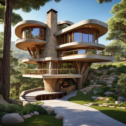 tree house,tree house hotel,futuristic architecture,modern architecture,treehouse,dunes house,modern house,house in the forest,luxury property,3d rendering,beautiful home,luxury home,luxury real estate,eco-construction,cubic house,eco hotel,house in the mountains,japanese architecture,asian architecture,house in mountains,Photography,General,Realistic