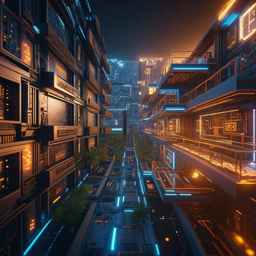 metropolis,cyberpunk,cityscape,city at night,city blocks,futuristic landscape,urban,dystopian,harbour city,tokyo city,shinjuku,fantasy city,apartment block,alleyway,scifi,futuristic,shanghai,apartment blocks,vertigo,alley,Photography,General,Sci-Fi