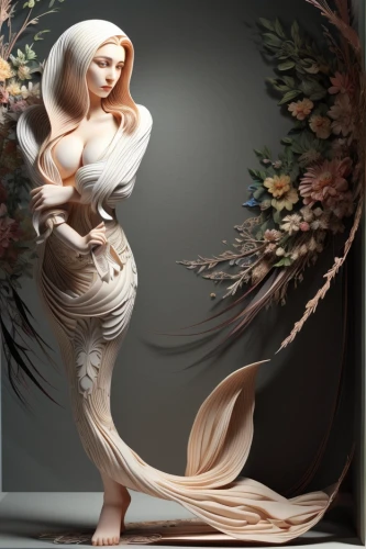 decorative figure,mermaid background,gold foil mermaid,mermaid,aphrodite,mermaid vectors,siren,the sea maid,woman sculpture,paper art,pregnant statue,the zodiac sign pisces,water nymph,dryad,angel figure,3d figure,believe in mermaids,decorative art,ornamental fish,merfolk