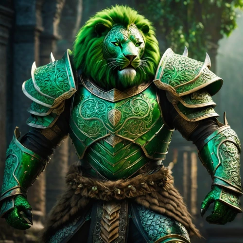 forest king lion,orc,patrol,green aurora,green skin,lion - feline,green dragon,green,argus,leo,male lion,cat warrior,lion father,king of the jungle,lion's coach,aaa,male character,loki,lion,female lion,Photography,General,Fantasy
