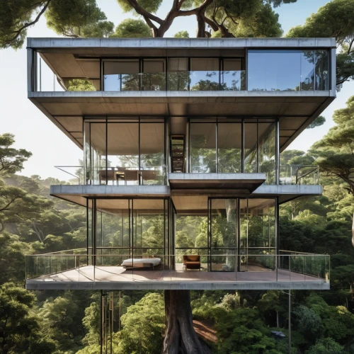 tree house hotel,tree house,cubic house,treehouse,sky apartment,timber house,cube house,frame house,modern architecture,mirror house,japanese architecture,observation tower,house in the forest,dunes house,cube stilt houses,modern house,tree top,futuristic architecture,eco-construction,asian architecture,Photography,General,Realistic