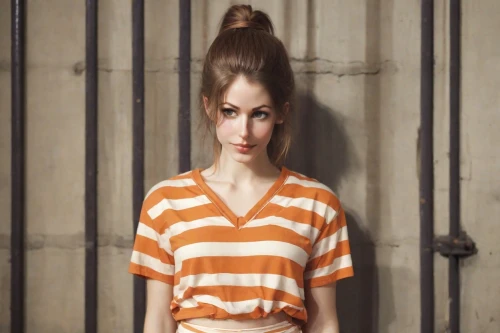 prisoner,horizontal stripes,offenses,handcuffed,long-sleeved t-shirt,women fashion,burglary,bad girl,girl in a long,isolated t-shirt,women clothes,the girl in nightie,girl in a historic way,girl in t-shirt,vintage woman,vintage girl,prison,young woman,vintage fashion,criminal,Photography,Natural