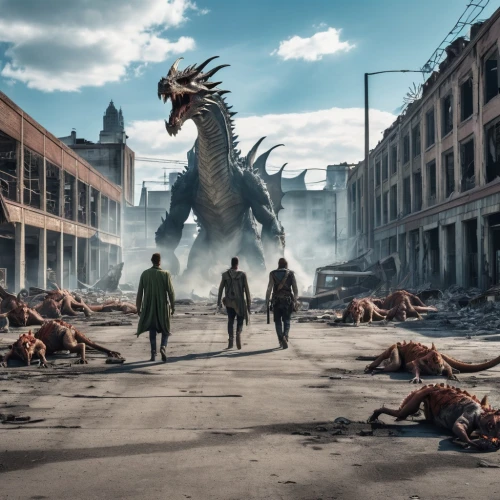 dragon of earth,fallout4,digital compositing,primeval times,massively multiplayer online role-playing game,apocalyptic,dragon palace hotel,extinction,post apocalyptic,dragons,concept art,photo manipulation,game of thrones,game art,photomanipulation,green dragon,outbreak,theater of war,post-apocalyptic landscape,kings landing,Photography,General,Realistic
