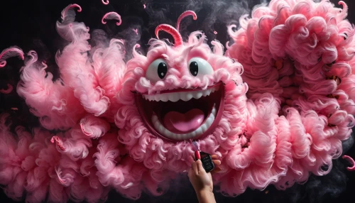 piñata,barongsai,klepon,feather boa,creepy clown,pompom,scary clown,horror clown,pom-pom,basler fasnacht,it,pink octopus,fringed pink,supernatural creature,polyp,dahlia pinata,cochineal,cotton candy,fasnet,exploding head,Photography,General,Fantasy