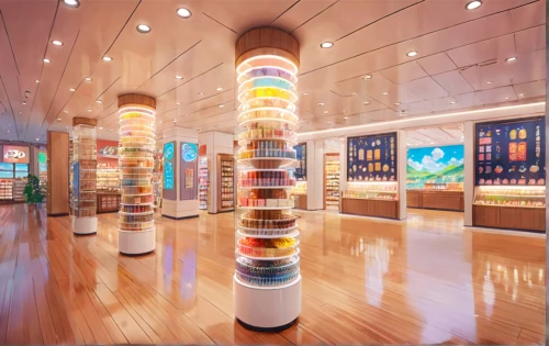 japanese paper lanterns,stacked cups,hall of supreme harmony,colorful glass,a museum exhibit,sky tree,art gallery,traditional chinese musical instruments,colourful pencils,hall of nations,lotte world tower,zen stones,artscience museum,walt disney center,apple store,glass marbles,traditional korean musical instruments,futuristic art museum,children's interior,gallery,Anime,Anime,Traditional