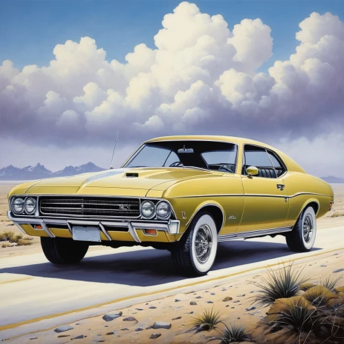 mercury cyclone,pontiac tempest,muscle car cartoon,pontiac gto,dodge super bee,ford fairlane,pontiac grand prix,chevrolet impala,chevrolet el camino,chevrolet chevelle,buick gran sport,buick invicta,ford torino,ford starliner,pontiac,ford falcon (north america),pontiac ventura,chevrolet styleline,holden monaro,pontiac parisienne,Conceptual Art,Fantasy,Fantasy 29