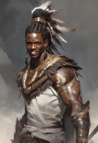 warlord,barbarian,african man,zion,african american male,tribal chief,male character,wind warrior,fantasy warrior,warrior east,anmatjere man,raider,aborigine,dane axe,cain,honkhoi,chief,the warrior,black male,king caudata