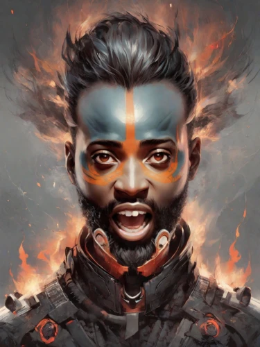 poseidon god face,fantasy portrait,lando,avatar,thundercat,twitch icon,sadhu,warlord,cyborg,shiva,soundcloud icon,kali,darth maul,chainlink,goku,alien warrior,the face of god,god shiva,indian sadhu,samurai