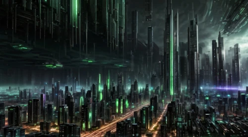 futuristic landscape,black city,destroyed city,sci fi,sci fiction illustration,metropolis,fantasy city,city cities,sci - fi,sci-fi,scifi,cityscape,dystopian,patrol,city skyline,urbanization,cyberpunk,post-apocalyptic landscape,city scape,alien world