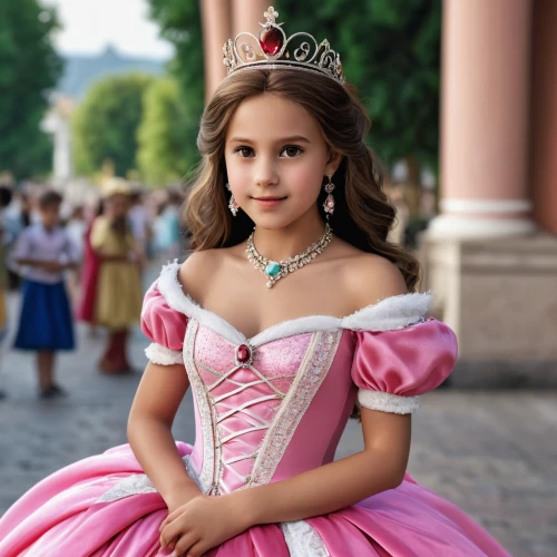 princess sofia,little girl in pink dress,princess anna,little princess,princess crown,a princess,princess,cinderella,quinceanera dresses,princess' earring,tiara,quinceañera,fairy tale character,pageant,girl in a historic way,little girl dresses,queen of hearts,beauty pageant,diademhäher,heart with crown,Photography,General,Realistic