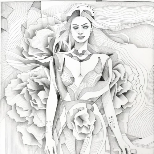 fashion illustration,drawing mannequin,lotus art drawing,rose flower drawing,rose flower illustration,fashion vector,coloring page,digital drawing,rose drawing,graphite,pencil and paper,fashion sketch,digital art,art model,marilyn,girl drawing,flower line art,girl in flowers,ballerina,pencil drawing,Design Sketch,Design Sketch,Fine Line Art