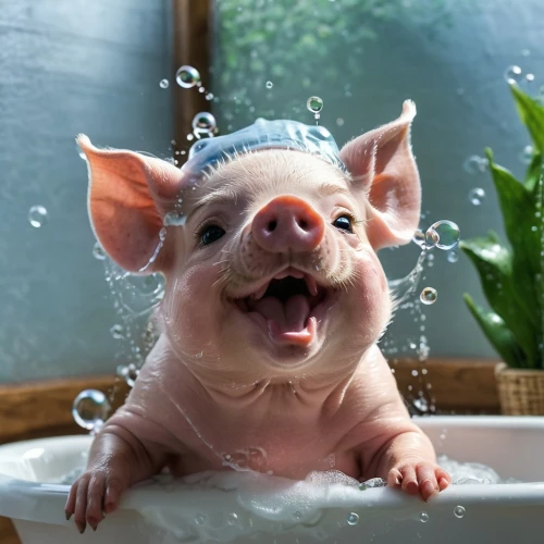 teacup pigs,mini pig,kawaii pig,domestic pig,pot-bellied pig,piglet,milk bath,water bath,pig,taking a bath,piglets,lucky pig,baby bathing,suckling pig,kiribath,piggy,bathing fun,pork in a pot,porker,bath with milk,Photography,General,Natural