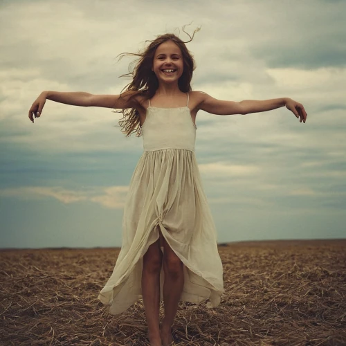 little girl in wind,be free,cheerfulness,girl on the dune,little girl running,girl in a long dress,gracefulness,wild and free,flying girl,carefree,little girl twirling,a girl's smile,arms outstretched,leap for joy,be happy,girl in a long,portrait photography,ballerina girl,little girl dresses,relaxed young girl,Photography,Artistic Photography,Artistic Photography 14