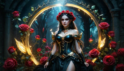 sorceress,fantasy picture,fantasy art,the enchantress,fantasy woman,fantasy portrait,queen of the night,elven flower,celtic queen,priestess,zodiac sign libra,rosa ' amber cover,blue enchantress,maiden,rosa 'the fairy,dark elf,queen of hearts,noble roses,lady of the night,fairy queen