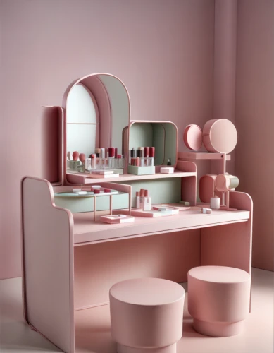 cosmetics counter,dressing table,beauty room,cosmetics,women's cosmetics,soap shop,cosmetic products,vitrine,bathroom cabinet,beauty salon,makeup mirror,doll house,display window,product display,shopwindow,dolls houses,sideboard,shop-window,kitchen shop,beauty products