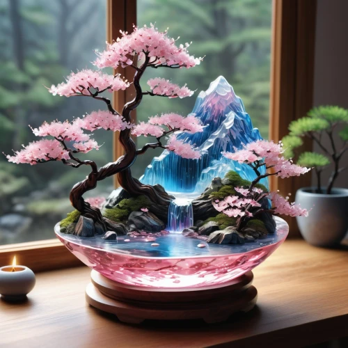 bonsai tree,maple bonsai,bonsai,incense with stand,sakura tree,ikebana,cherry blossom tree,blossom tree,japanese kuchenbaum,the japanese tree,japanese garden ornament,blooming tea,sakura blossom,flower bowl,japanese zen garden,tea zen,incense burner,flower tea,sakura trees,zen garden,Illustration,Realistic Fantasy,Realistic Fantasy 05