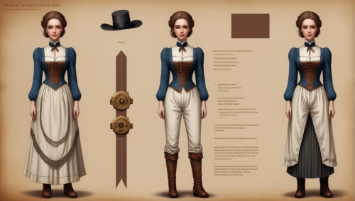 folk costume,quarterstaff,costume design,victorian fashion,gunfighter,western concert flute,victorian lady,tower flintlock,overskirt,aesulapian staff,lady medic,flintlock pistol,victorian style,naval officer,sterntaler,scabbard,equestrian,scythe,suit of the snow maiden,nurse uniform,Unique,Design,Character Design