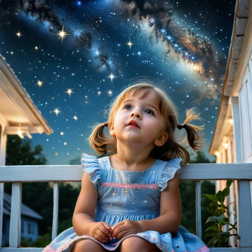 stargazing,astronomer,starry sky,starry night,baby stars,children's background,moon and star background,star sky,starry,the night sky,colorful stars,fairy galaxy,night stars,astronomy,little girl in pink dress,star chart,night sky,nightsky,rainbow and stars,child portrait,Photography,General,Natural