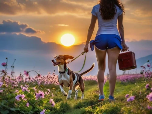 girl with dog,dog hiking,walking dogs,entlebucher mountain dog,dog walker,dog walking,boy and dog,go for a walk,girl and boy outdoor,companion dog,dog photography,dog-photography,loving couple sunrise,treeing walker coonhound,basenji,girl walking away,summer evening,walking,flower in sunset,pet vitamins & supplements