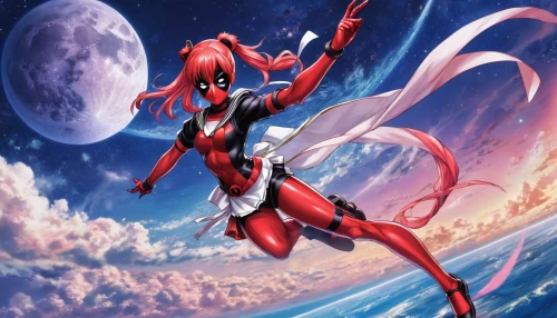 darth talon,asuka langley soryu,scarlet witch,red super hero,fantasia,nova,sidonia,cg artwork,sagittarius,red saber,cassiopeia,kos,artemis,mazda ryuga,ophiuchus,saluki,red lantern,two-point-ladybug,ristras,red hood,Illustration,Japanese style,Japanese Style 04