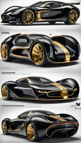 automotive design,concept car,black and gold,gold paint stroke,gold lacquer,jaguar d-type,lotus 19,mclaren automotive,futuristic car,lotus 2-eleven,luxury cars,lotus 33,personal luxury car,yellow-gold,gold foil 2020,koenigsegg ccr,lotus 20,sportscar,luxury car,opel record p1,Unique,Design,Infographics