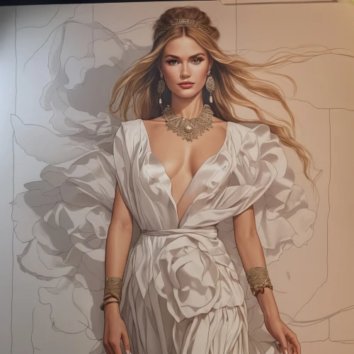 fashion illustration,fashion vector,white winter dress,world digital painting,drawing mannequin,boho art,art painting,gown,wedding dress,bridal dress,wedding gown,fantasy art,white silk,aphrodite,white dress,evening dress,digital painting,fashion sketch,photo painting,coloring outline,Photography,General,Realistic