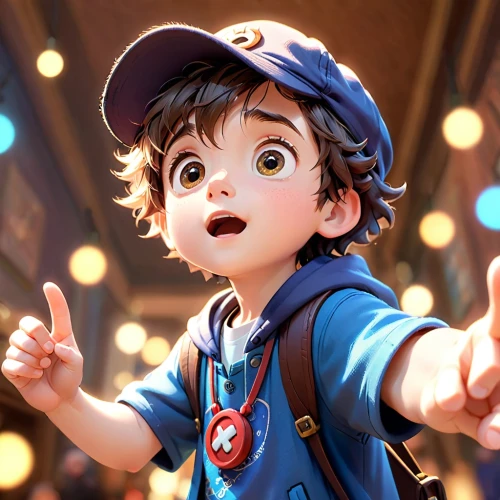 dipper,kids illustration,cg artwork,miguel of coco,cute cartoon character,kid hero,children's background,clementine,cute cartoon image,life stage icon,game illustration,scout,character animation,disney character,little kid,world digital painting,animator,illustrator,russo-european laika,leo,Anime,Anime,Cartoon