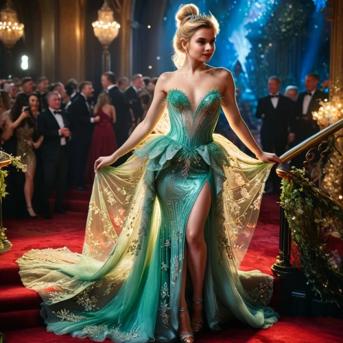 ball gown,fairy peacock,cinderella,elsa,fairy queen,the snow queen,miss circassian,the crown,great gatsby,cocktail dress,a princess,queen of the night,peacock,ballroom,celtic queen,queen of liberty,royalty,evening dress,the enchantress,elegance,Photography,General,Fantasy