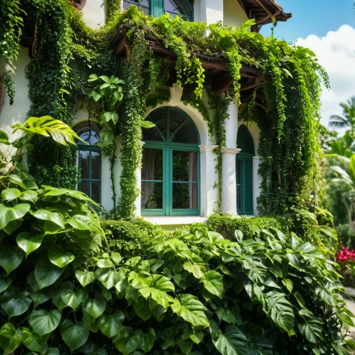 garden elevation,florida home,tropical house,tropical greens,naples botanical garden,green garden,green living,flowering vines,vine plants,hanging plants,honolulu creeper,ivy,beautiful home,garden door,green plants,greenery,ivy frame,conservatory,vines,green wreath,Photography,General,Natural